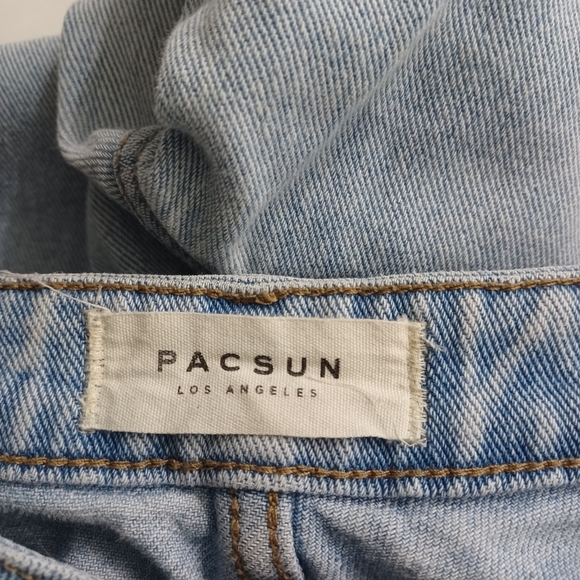 Pacsun Mom Jeans Juniors Plus Size 27 Medium Wash Denim -High Rise - Picture 12 of 16